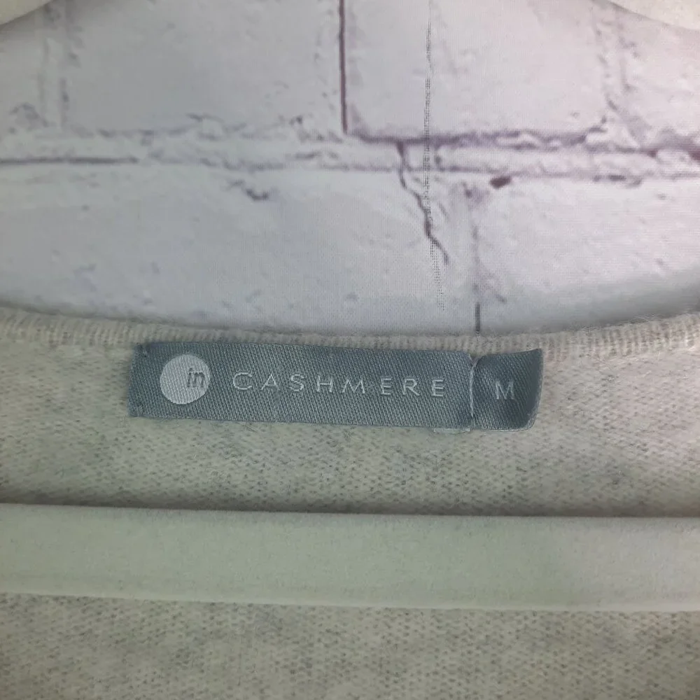 InCashmere Crew Neck Sunday Print 100% Cashmere Crew Neck - Picture 4 of 11